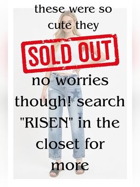 Risen Mid Rise Medium Wash Star Shadow Detail Cuffed Boyfriend Jeans Various NEW